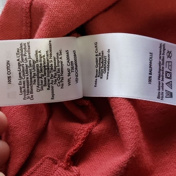 Eddie Bauer Men's Outdoor Polo Shirt Short Sleeve 1/4 Button, Size TXL - Picture 12 of 13